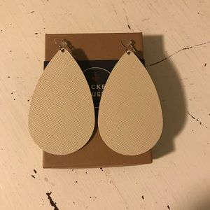 Nickel and Suede Blank Canvas Large Leather